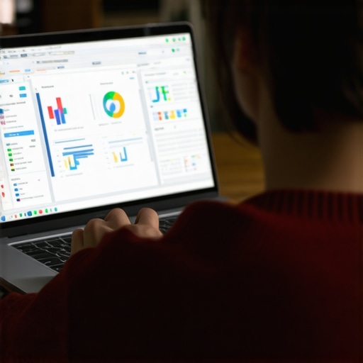 A person reviewing data recovery plans on a laptop