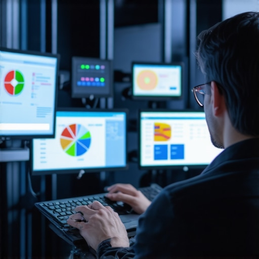 Person using diagnostic tools on a computer system for maintenance and data recovery.