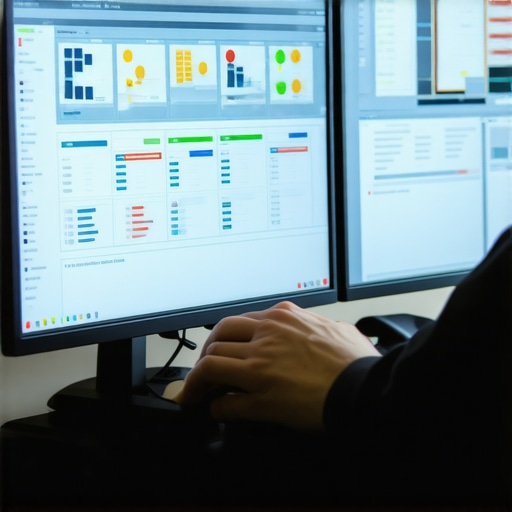 Managing IT Systems with Confidence System administrator setting up monitoring tools on a computer