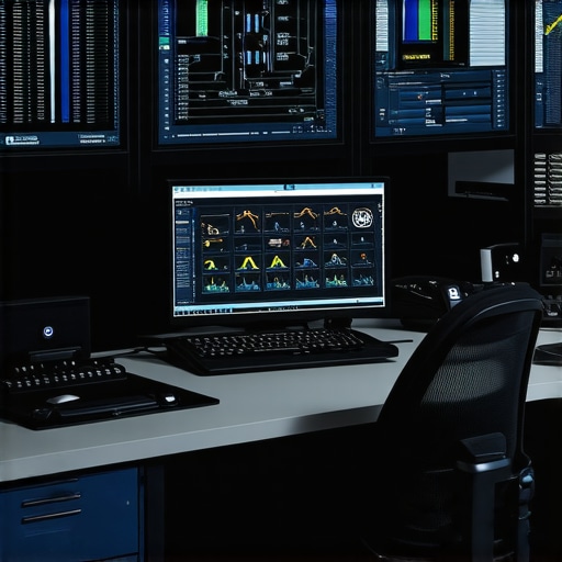 Technician's workstation with diagnostic tools and hardware for effective computer maintenance.