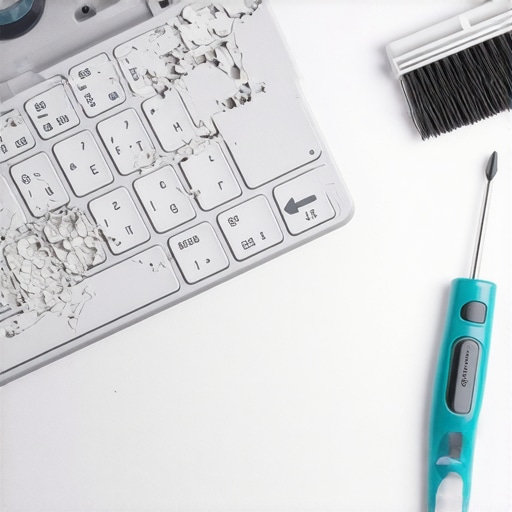 The fix for a laptop keyboard that stopped typing certain letters