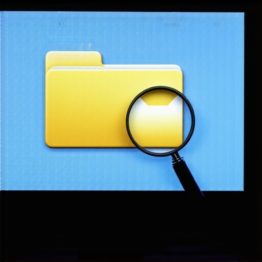 How to recover files from a folder that suddenly disappeared