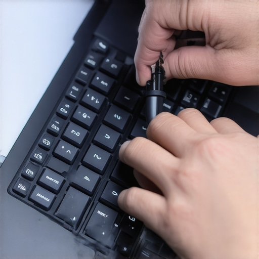 The fix for a laptop keyboard that feels sticky or unresponsive