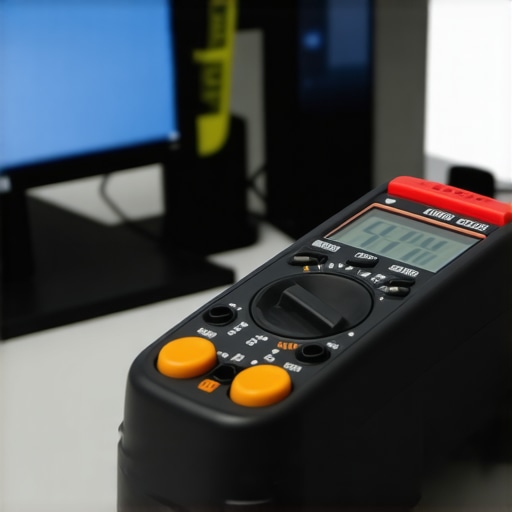 Essential Tools for Data Recovery and Maintenance Technician using multimeter and screwdriver on computer hardware.