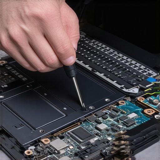 How to fix a laptop screen with a broken internal connector