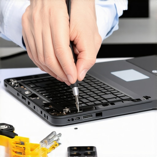 How to remove a stripped screw from a laptop chassis