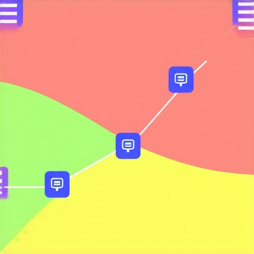 Visual diagram showing network zones segregated for security