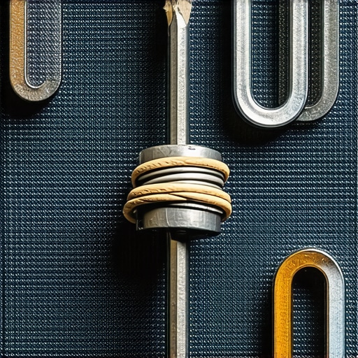 Close-up image showing a rubber band wrapping a stripped screw head with a screwdriver in position