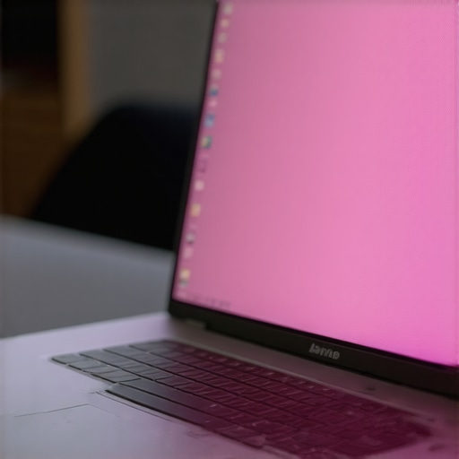 Why your laptop screen has a strange pink tint