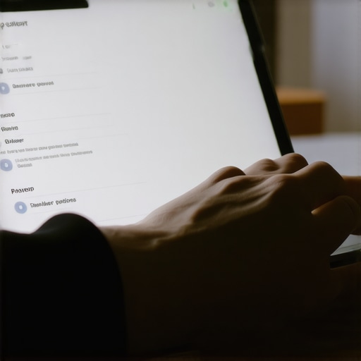 A person fixing laptop screen blacking out issues by changing power plan settings