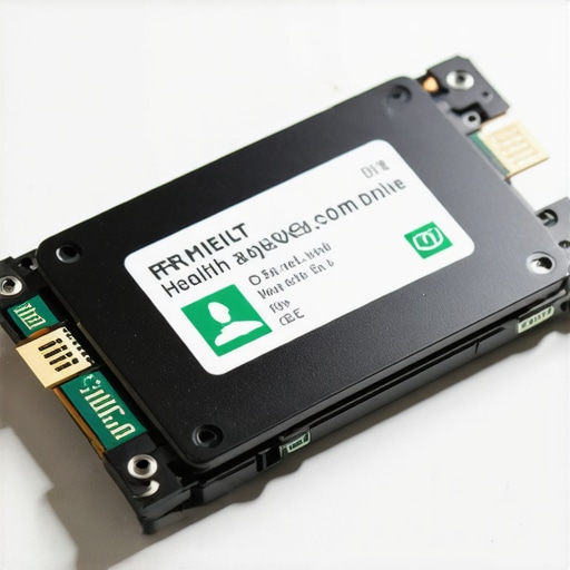 Close up of an SSD being inspected for hardware failure