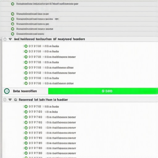 A screen showing the process of scanning unallocated space for lost data partitions.