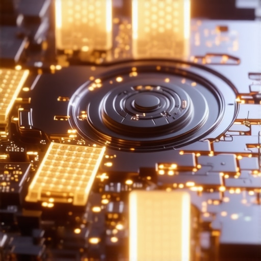 Abstract visualization of data recovery software rebuilding corrupted file sectors on a drive.