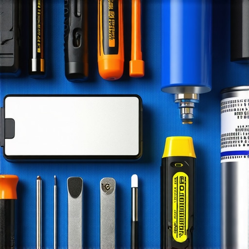 A professional computer repair toolkit on a clean workbench