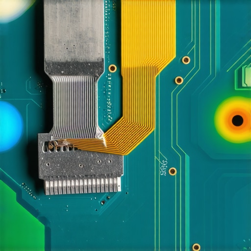 Close up of a damaged internal laptop screen cable near the hinge showing electrical wear.