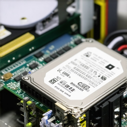 Professional hardware diagnostic test showing drive health status and controller performance.