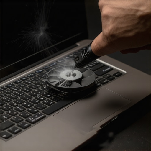 How to clean a laptop fan without pushing dust deeper inside
