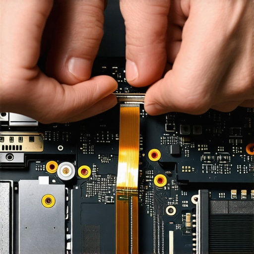 How to fix a flickering screen by adjusting the display ribbon