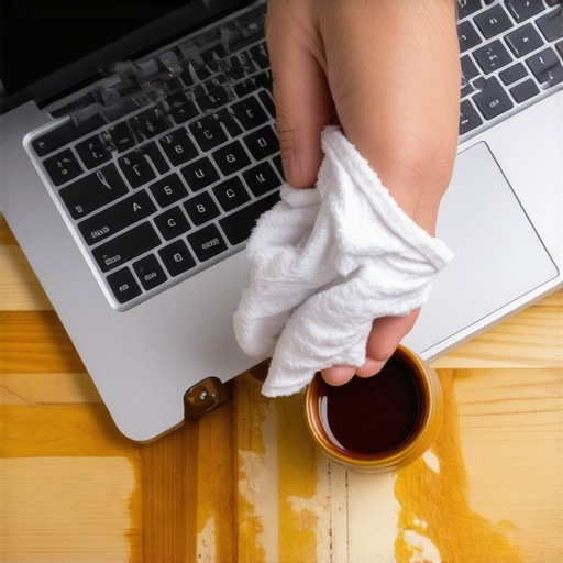 How to salvage a laptop after a coffee spill
