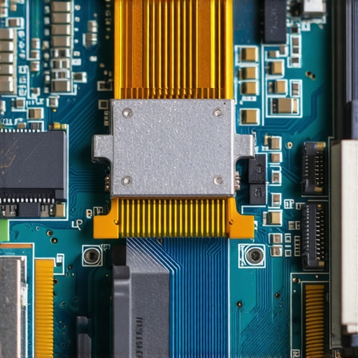 Close-up of a laptop eDP cable connection on a motherboard to illustrate potential hardware ghosting fixes.