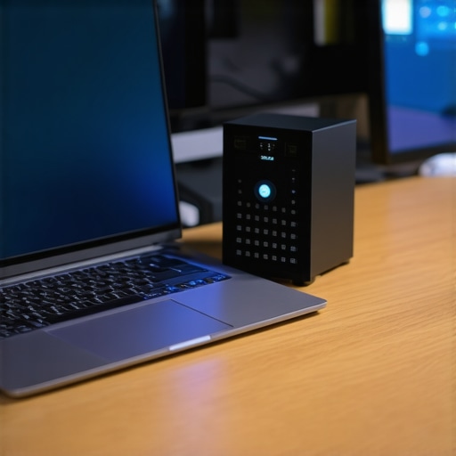 A professional NAS storage device used for local business data backups and fast disaster recovery.