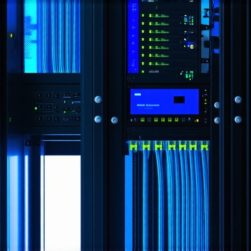 A professional server rack representing secure managed IT solutions for a growing business.