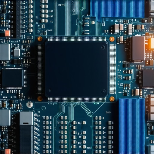A macro view of an NVMe storage drive emphasizing the physical hardware density.