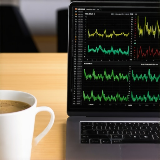 Monitoring Laptop System Health with HWiNFO64 A laptop screen displaying technical diagnostic software for troubleshooting flickering issues.