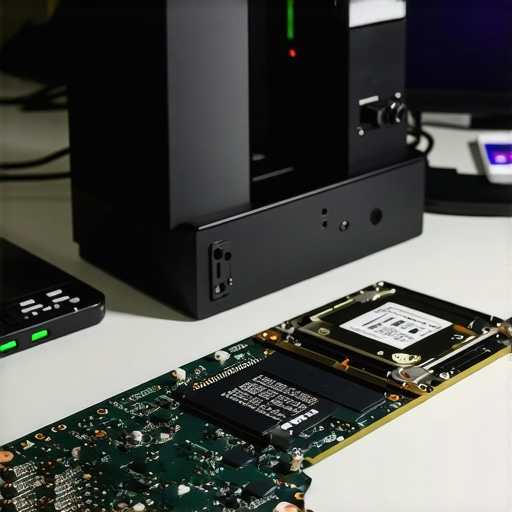 Professional Data Recovery and Hardware Diagnostics Advanced data recovery equipment used to salvage files from failed hard drives and SSDs.