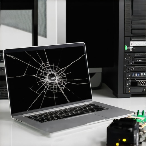 A visual comparison of professional IT hardware repair and secure data backup systems.