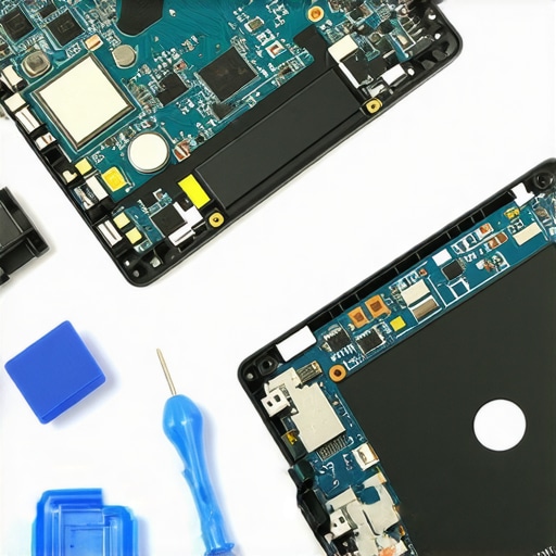 Professional Laptop Repair Toolset Precision tools and internal laptop display connectors for screen repair