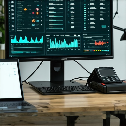 A computer screen displaying hardware monitoring software and system health metrics.