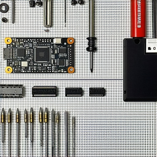 A high-quality precision toolkit used for opening and repairing delicate laptop electronics.