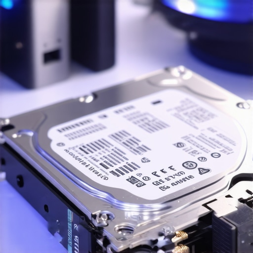 A forensic write-blocker preventing accidental data modification during recovery