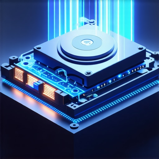 An illustration showing hidden data layers being cleared on a hard drive to recover storage space.