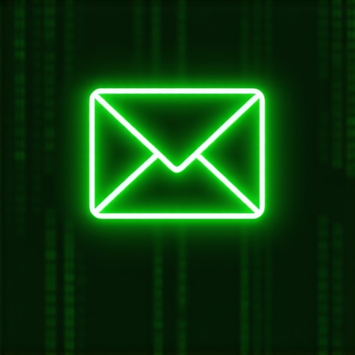 A digital graphic showing a verified and secure business email icon with a green checkmark.