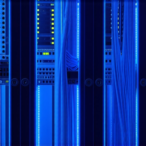 A clean and organized server rack showing professional IT equipment for a growing company.