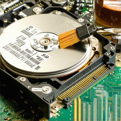Stabilizing a fire-damaged hard drive Cleaning soot from a fire-damaged hard drive