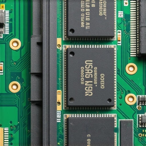 Close-up of SSD hardware components illustrating the complexity of data storage and recovery.