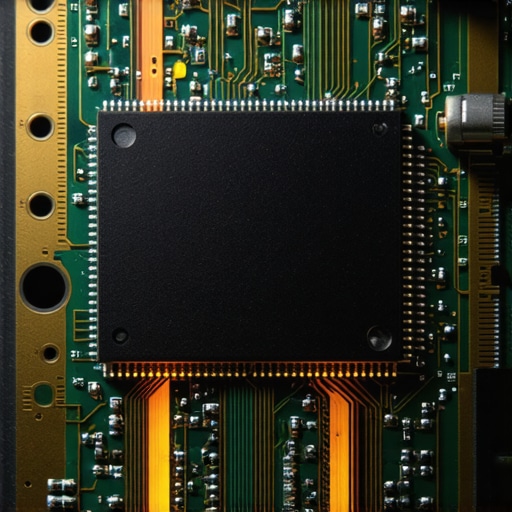 Close-up of a damaged SSD showing hardware failure