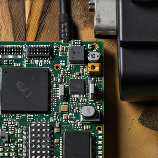 Close-up of a burnt laptop motherboard port caused by a cheap power brick.