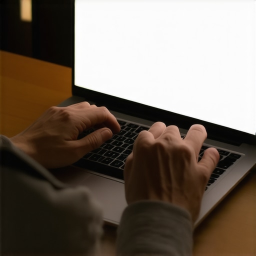 The first thing to check when your laptop screen goes white