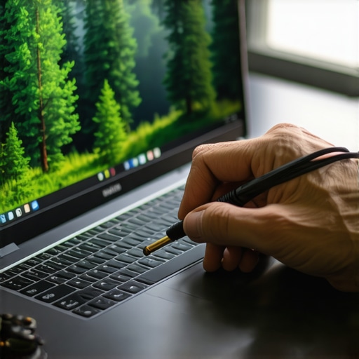 The fix for a laptop screen that shows a double image