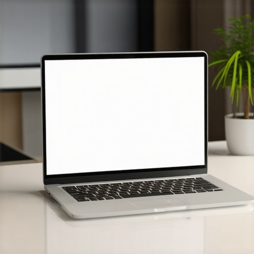 The reason your laptop screen is white and won't show the desktop