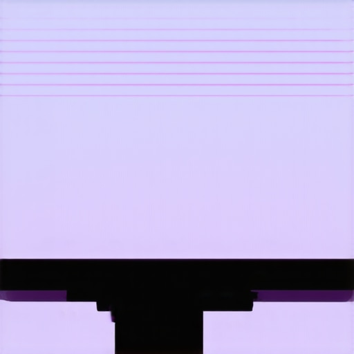 A technical macro shot of a laptop screen displaying PWM banding effects.