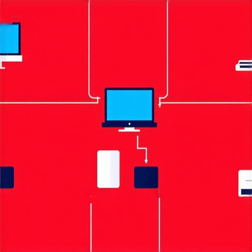 Visualizing Secure Office Network Segregation Diagram of an office network with separate VLANs for main computers and IoT devices for better security.