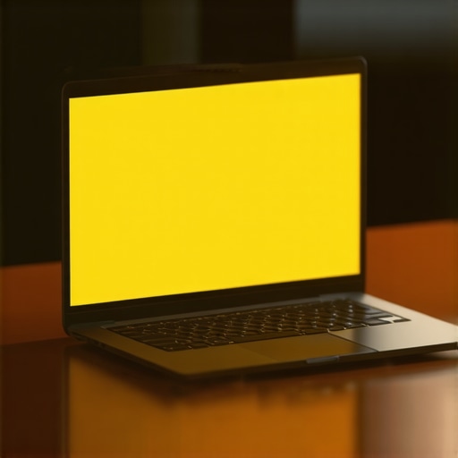 Why your laptop screen has a persistent yellow hue
