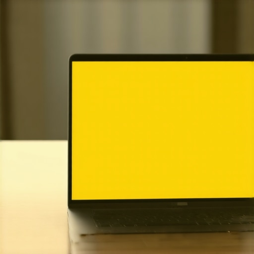 Why your laptop screen has a persistent yellow tint